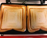 生でOK 合挽肉のジューシーホットサンド作り方3写真