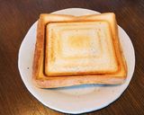生でOK 合挽肉のジューシーホットサンド作り方4写真