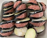 山椒の香り!なすのひき肉挟み揚げ作り方3写真