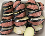 山椒の香り！なすのひき肉挟み揚げ作り方3写真