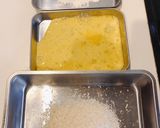 【簡単】チーズの入ったハムカツ作り方1写真