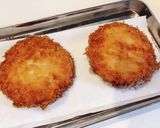 【簡単】チーズの入ったハムカツ作り方7写真