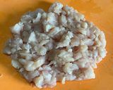 鶏ササミカツのチーズミートソース焼き♬作り方2写真