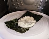 明太子のお餅の海苔巻き✤作り方5写真