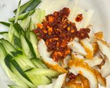 長いもと胡瓜と竹輪の食べるラー油あえ作り方4写真