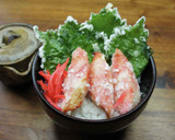 うまい！大葉とカニカマの竜田揚げ丼作り方7写真