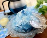 簡単♪バタフライピーのザクザクかき氷作り方3写真