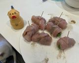 お弁当に！ササミしそチーズ巻き作り方3写真
