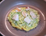 大豆粉でヘルシー☆いかのお好み焼き作り方7写真