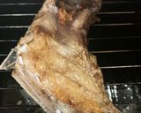 ゆかりのイブクロ　　マグロのかまの塩焼き作り方3写真