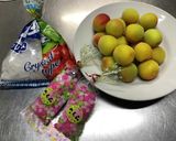 ☆金平糖のカラフル梅シロップ☆作り方1写真