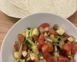 本日の夕食☆サーモンと野菜のトルティーヤ作り方21写真