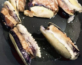 ゆかりのイブクロ山椒風味なすのはさみ焼き作り方11写真