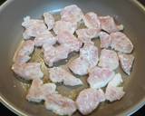 鶏むねとじゃがいもとアスパラの塩昆布炒め作り方4写真