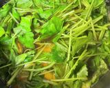 山盛り三つ葉と豆腐のふわふわ卵とじ作り方4写真