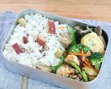 鶏むねとじゃがいもとアスパラの塩昆布炒め作り方7写真