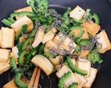 ☆厚揚げと塩昆布でゴーヤチャンプル☆作り方6写真