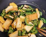 ☆厚揚げと塩昆布でゴーヤチャンプル☆作り方7写真
