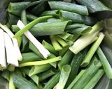サッと出来る♪豚挽き肉とねぎのカレー炒め作り方1写真