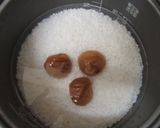 ふんわ~り香る梅ごじゃこご飯作り方1写真