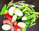 彩り野菜炒め和風あんかけ作り方3写真