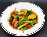 彩り野菜炒め和風あんかけ作り方6写真