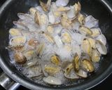 簡単！銀鮭とあさりの抹茶クリーム煮作り方2写真