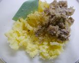 揚げないコロッケ！抹茶焼きパン粉作り方3写真