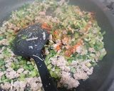 間引き大根菜と豚ひき肉のナンプラー炒め作り方7写真