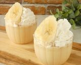 レンジ★オーツミルクでバナナミルクプリン作り方6写真