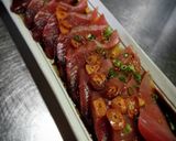 初鰹のニンニクとバルサミコ醤油オリーブ油作り方3写真