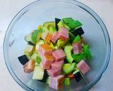 簡単１０分！水茄子の簡単コロコロサラダ作り方8写真