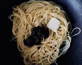 海苔ボナーラ作り方2写真