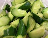 簡単！大量消費に！きゅうりのわさび漬け作り方1写真