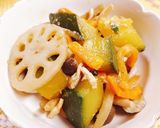カボチャと根菜のバター煮込み作り方4写真