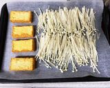 厚揚げとえのきのポン酢かけ作り方1写真