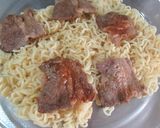 牛肉とフルーツ缶で冷やしサッポロ一番作り方4写真
