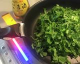簡単　かぶの葉としらすのご飯のおとも作り方2写真
