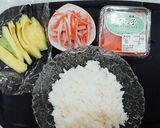 巻かない！カリフォルニアロール風丼♬作り方2写真