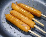 簡単！フランクフルトのピリ辛焼き作り方2写真