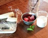 おうちカフェ★イチゴとバナナのジュース作り方1写真