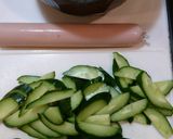 簡単！きゅうりと魚肉ソーセージの中華和え作り方1写真
