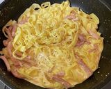 生クリーム不要！チーズ超濃厚カルボナーラ作り方5写真