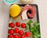 ミニトマトとタコの塩麹マリネサラダ作り方1写真
