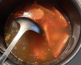 ＊ふんわり卵とトマトの豆板醤スープ作り方3写真