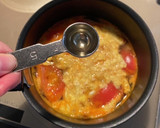 ＊ふんわり卵とトマトの豆板醤スープ作り方5写真
