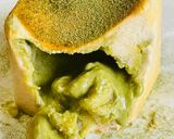濃厚抹茶チーズケーキパンを閉じ込めたパン作り方9写真