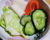 簡単！長芋ときゅうりのワサビ風味浅漬け作り方4写真