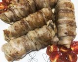 豚バラレタス巻き肉からジュワ〜作り方6写真