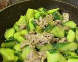 おかんの豚肉ときゅうりの翡翠炒め作り方8写真